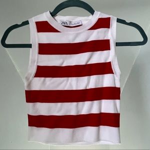 Cropped Striped Zara Tank
